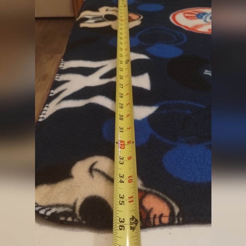 New York Yankees Mickey Felice Blue Blankie lovey Throw Blanket security blanket - Picture 5 of 10
